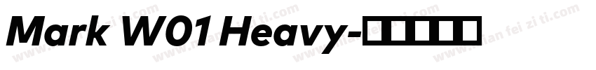 Mark W01 Heavy字体转换
